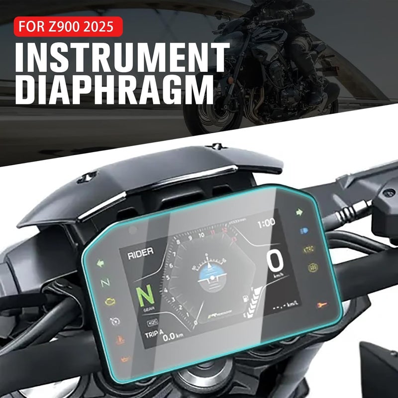 HAONEL غطاء واقي لشاشة لوحة العدادات بديل لفيلم العدادات لكاواساكي Z900 2025 - Image 5